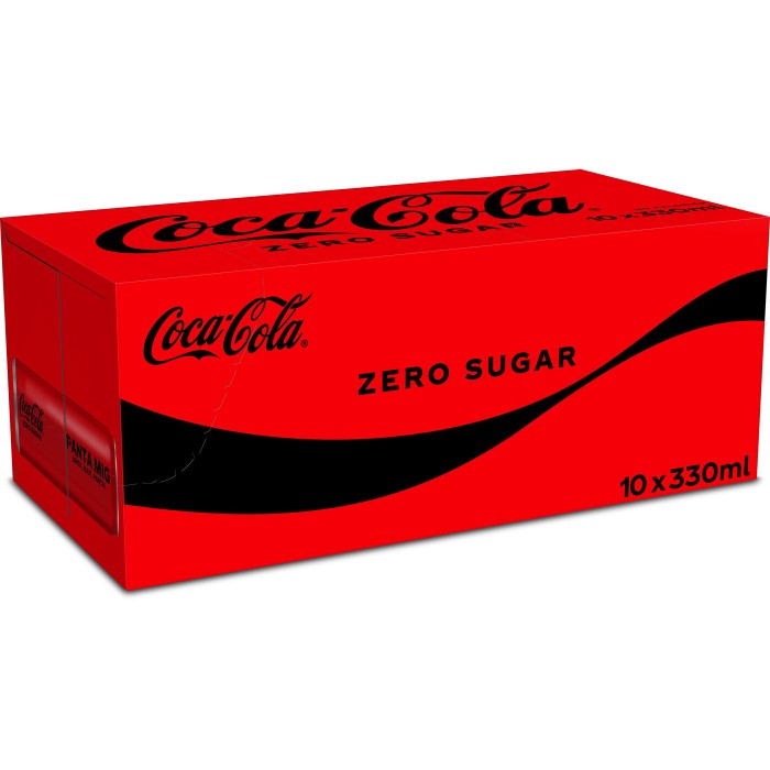 Köp Coca Cola Zero Burk 10x33cl på delitea se