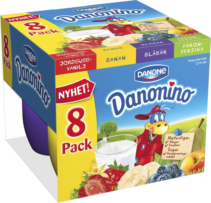 Köp BERGENDAHLS 1512 DANONINO DANONINO KVARG 8X90G DANONE AB på