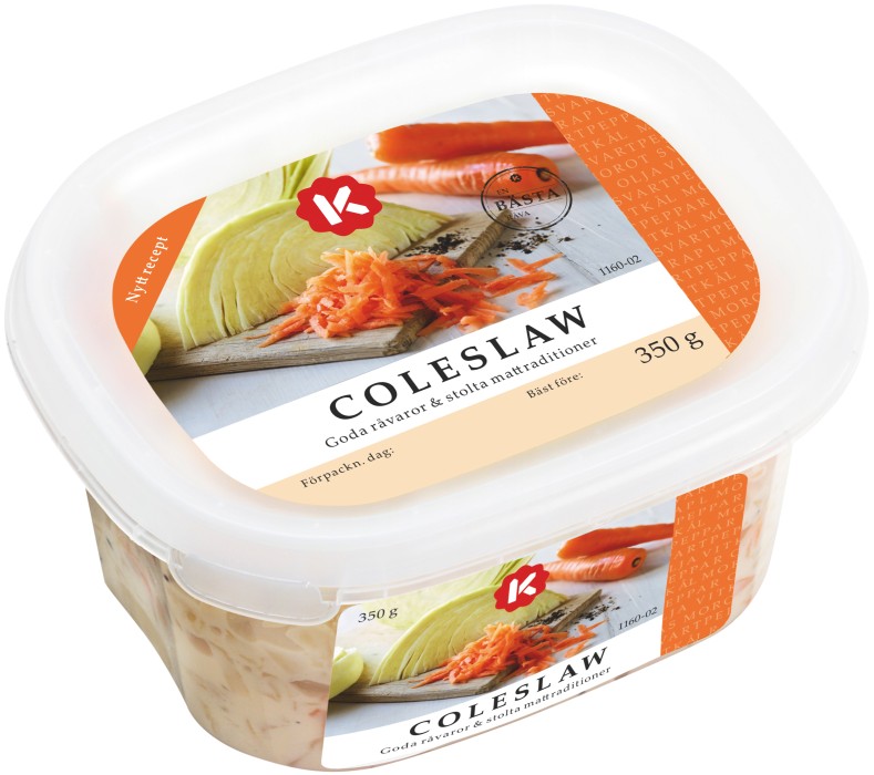 K P Bergendahls K Salat K Salat Coleslaw G Orkla Foods