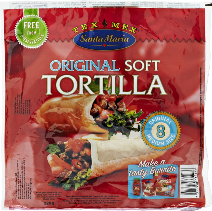 K P Santa Maria Original Soft Tortilla G P Delitea Se