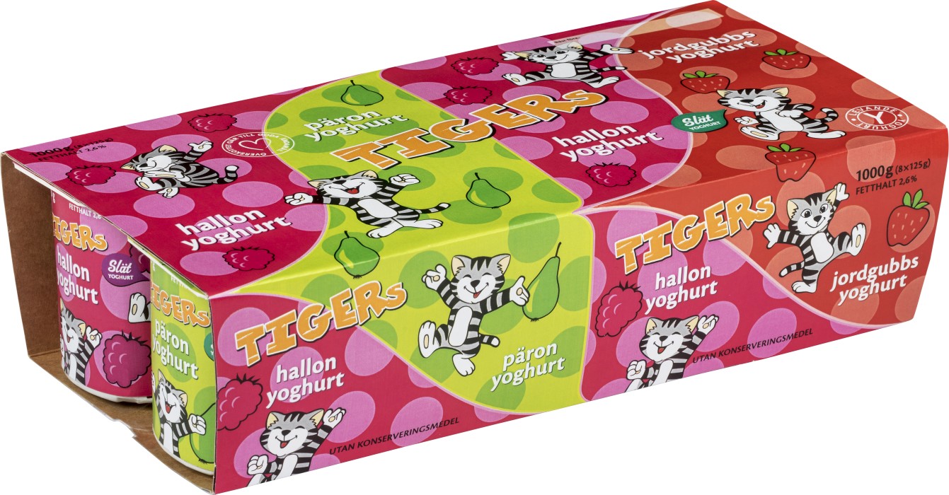 Köp BERGENDAHLS 1512 TIGER TIGER YOGH MULTIPACK KAVLI AB BÄRRY