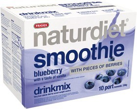 Bild på Naturdiet Drinkmix Smoothie Blueberry 330g