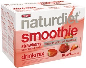 Bild på Naturdiet Drinkmix Smoothie Strawberry 330g