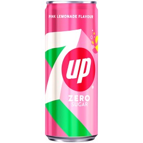Bild på 7UP Pink Lemonade Zero Burk 33cl
