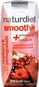 Bild på Naturdiet Smoothie Raspberry & Pomegranate 330ml