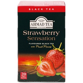 Bild på Ahmad Tea Strawberry Sensation Tepåsar 20-pack