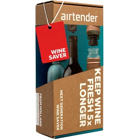 Bild på Airtender Vakuumförslutare Vin Giftbox med Stoppers 6st