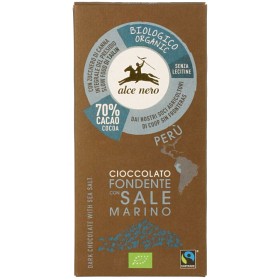 Bild på Alce Nero Choklad 70% Havssalt 50g