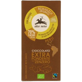 Bild på Alce Nero Choklad 70% Ingefära 50g