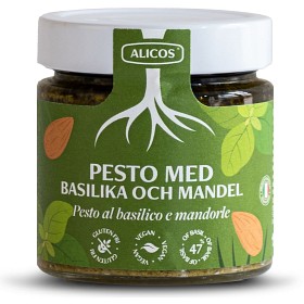 Bild på Alicos Pesto Basilika & Mandlar 190g