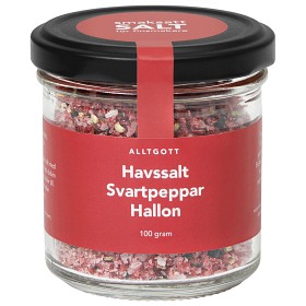 Bild på AlltGott Munch Havssalt Svartpeppar & Hallon 100g
