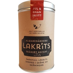 Bild på Almaregården Lakrits Presentburk Jul & Granskott 2x150g