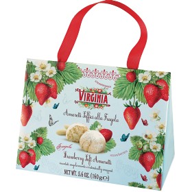 Bild på Amaretti Virginia Mandelkaka Jordgubbe 160g