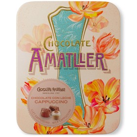 Bild på Amatller Chokladblommor Ljus Choklad med Cappuccinofyllning 72g