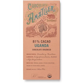 Bild på Amatller Uganda Mörk Choklad 81% 70g