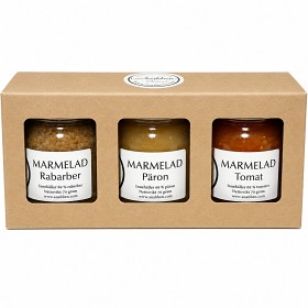 Bild på Ånäbben Marmelad Tomat, Päron, Rabarber 3x70g