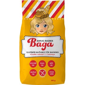 Bild på Baga Annas Glutenfria Mjölmix för Bakning 350g