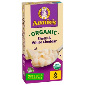 Bild på Annies Shells & White Cheddar Organic 170g