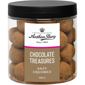 Bild på Anthon Berg Chocolate Treasure Salty Liquorice Burk 150g