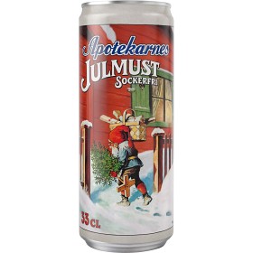 Bild på Apotekarnes Julmust Sockerfri Läsk Burk 33cl