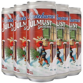 Bild på Apotekarnes Julmust Sockerfri Läsk Burk 20x33cl
