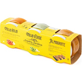 Bild på Argodey Fortaleza Mojo Rojo, Mojo Verde & Almogrote Såser 3-pack