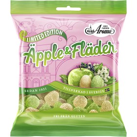 Bild på Aroma Äpple Fläder Geléhallon 80g