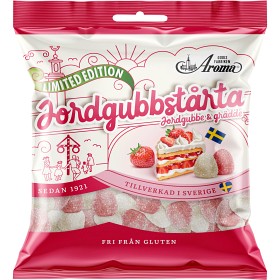 Bild på Aroma Jordgubbstårta Godis 125g