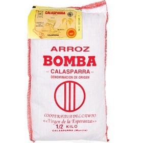 Bild på Arroz Bomba de Calasparra Paella-ris 0.5kg