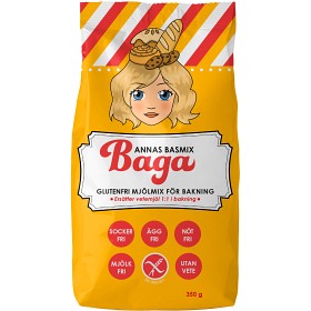 Bild på BAGA Annas Glutenfria Basmix för Bakning 350g