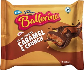 Bild på Ballerina Filled Cookies Caramel & Crunch 128g