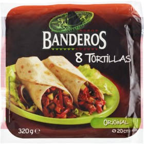 Bild på Banderos Tortilla Bröd 8-pack 320g