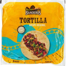 Bild på Banderos Tortilla Bröd 8-pack 320g