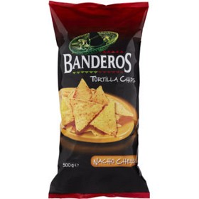 Bild på Banderos Tortilla Chips Cheese 500g