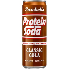 Bild på Barebells Classic Cola Protein Soda Energidryck Burk 35,5cl