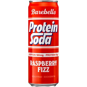 Bild på Barebells Raspberry Fizz Protein Soda Energidryck Burk 35,5cl