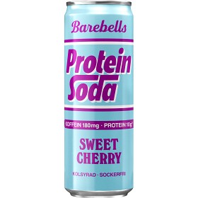 Bild på Barebells Sweet Cherry Protein Soda Energidryck Burk 35,5cl