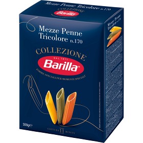 Bild på Barilla Pasta Mezze Penne Tricolore 500g