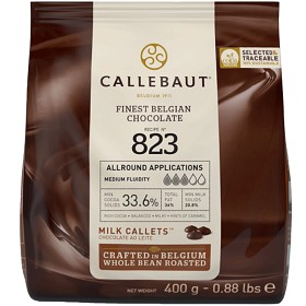Bild på Barry Callebaut Belgium Mjölkchoklad 823 Pellets 33,6% 400g