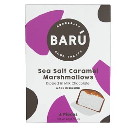 Bild på Barú Marshmallows Ljus Choklad & Salt Karamell 60g