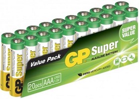 Bild på Batteri Super Alkaline AAA, 20 st