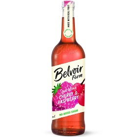 Bild på Belvoir Fruit Farms Körsbär & Hallon 750ml