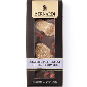 Bild på Bernardi Mörk Choklad Ingefära & Gojibär 50g