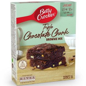 Bild på Betty Crocker Brownie Mix Triple Chocolate Kakmix 415g