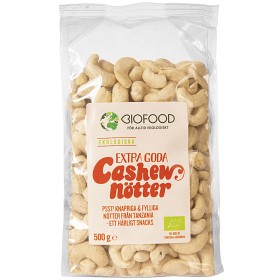 Bild på Biofood Cashewnötter Extra Goda 500g