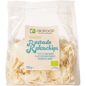 Bild på Biofood Kokoschips Rostade 250g