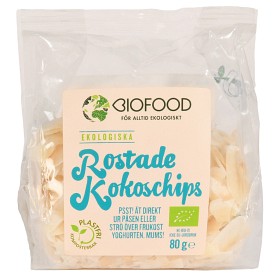 Bild på Biofood Kokoschips Rostade 80g