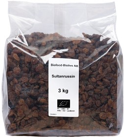 Bild på Biofood Sultanrussin 3 kg