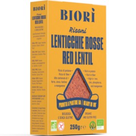 Bild på Biori Röda linser-pasta Risoni 250 g