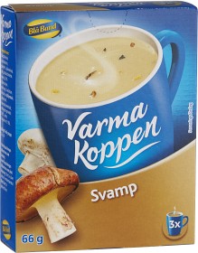 Bild på Blå Band Varma Koppen Svampsoppa 3x2dl